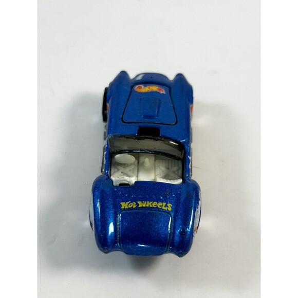 1982 Hot Wheels Ford Shelby Cobra Convertible 1:64 Diecast Metallic Blue - Picture 8 of 8